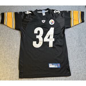On Field Reebok Pittsburgh Steelers Jersey Size 48 Mendenhall #34 Stitched NFL